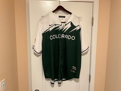 New MLB Colorado Rockies Nike Official City Connect Jersey Men's 3XL 2024 