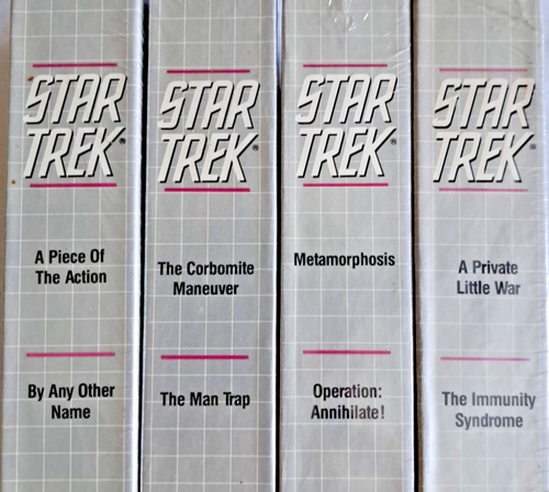 Star Trek: The Original Series Collector's Edition Set 17 VHS Columbia House New - Picture 4 of 13