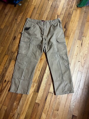 Wrangler Workwear Pants 40x30 Cargo Rugged Pockets