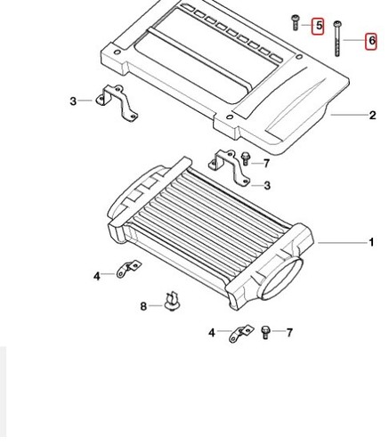 MINI Cooper S R53 Supercharger Intercooler Cover Bolts x4 STAINLESS or STANDARD - Foto 2 di 8