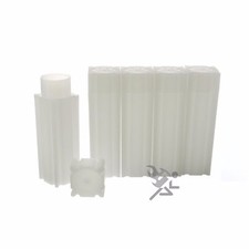 CoinSafe Penny Square Coin Storage Tube Holders for Wheat Pennies Qty: 5