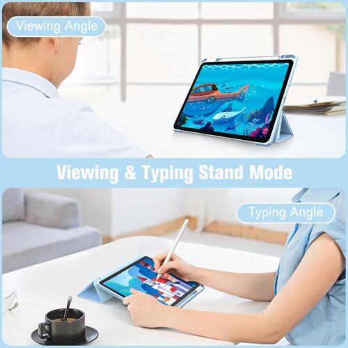 Case for iPad Air 11-inch M3 (2025)/M2 (2024) Shockproof Cover Clear Back Shell - Picture 3 of 44