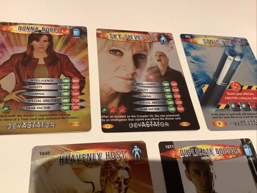 doctor who battles in time devastator Rare Cards X 5 GE Fabbri 2008 - Picture 3 of 6