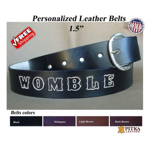 custom made belts