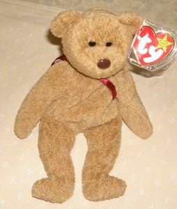 curly beanie baby value without tag