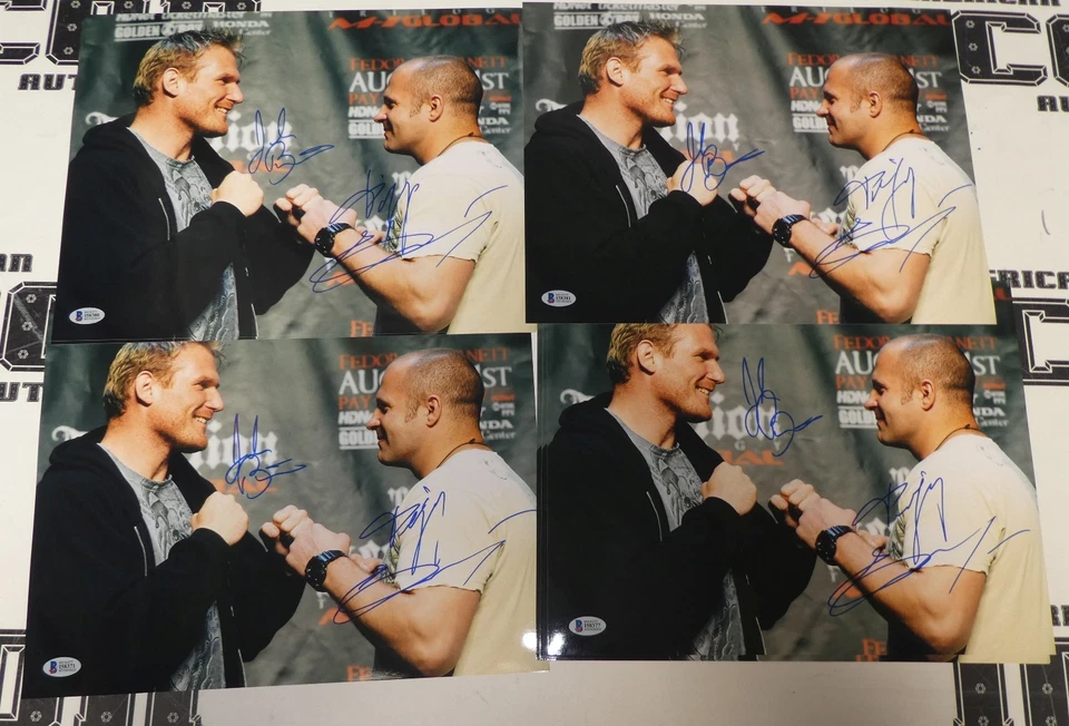 Fedor Emelianenko & Josh Barnett Signed 11x14 Photo BAS COA Affliction Pride UFC - Image 3 of 4