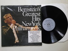 LEONARD BERNSTIEN'S GREATEST HITS NEW YORK PHILHARMONIC CBS LP 1968 CLASSICAL 