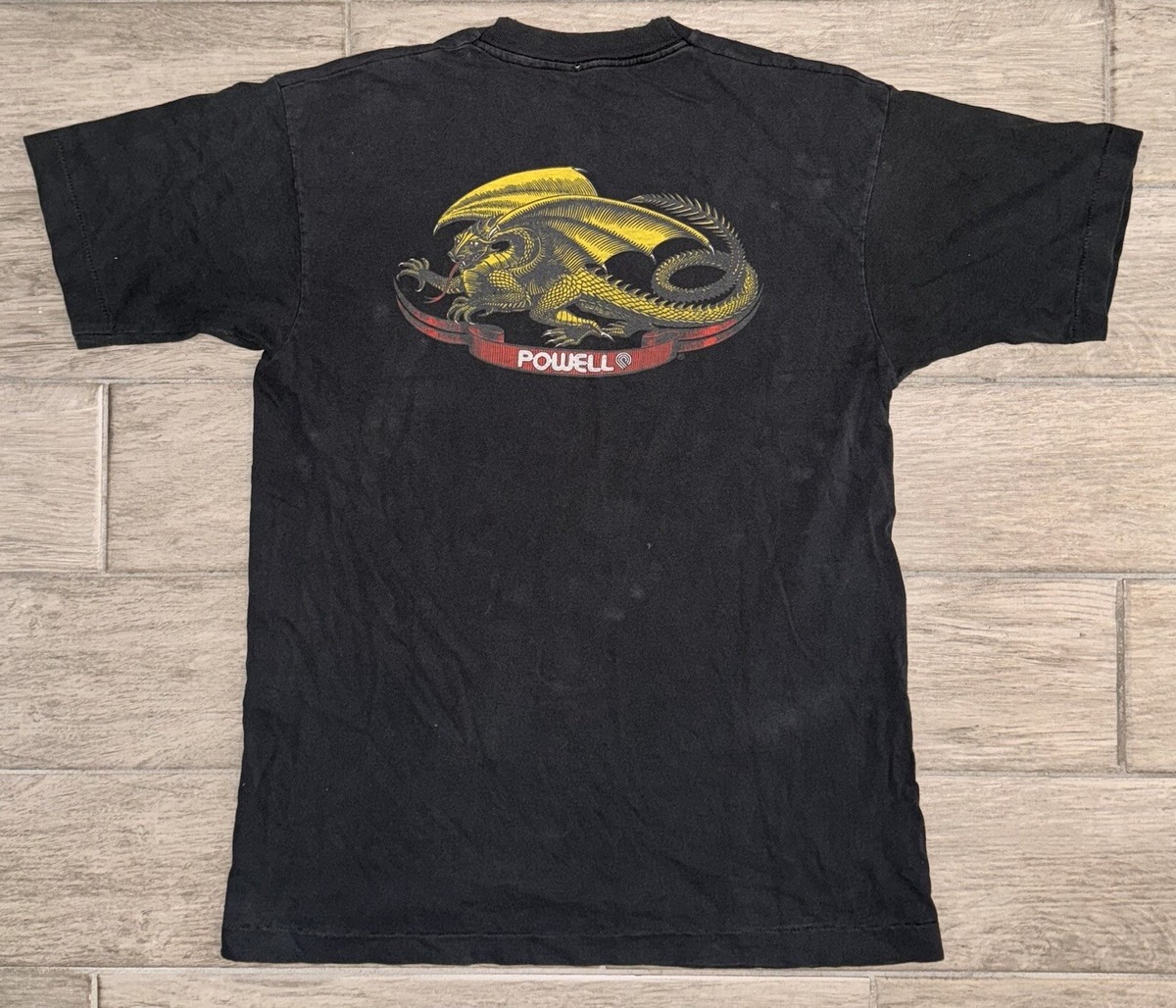 Vintage 80s 90 Powell Peralta Skateboard Dragon T-Shirt