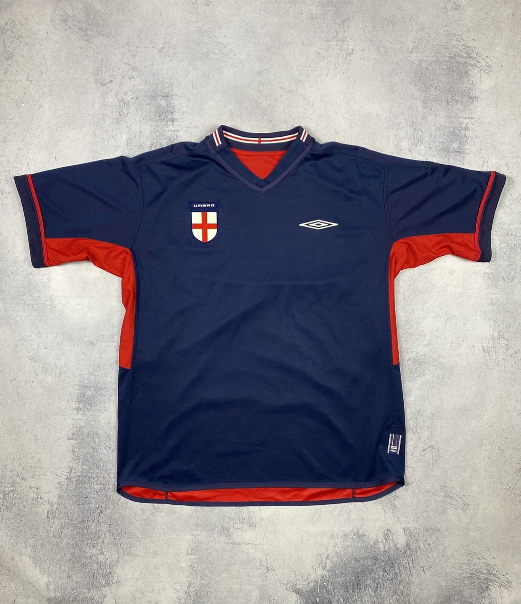 Vintage England Football Shirt Umbro Mens XL Jersey 2002