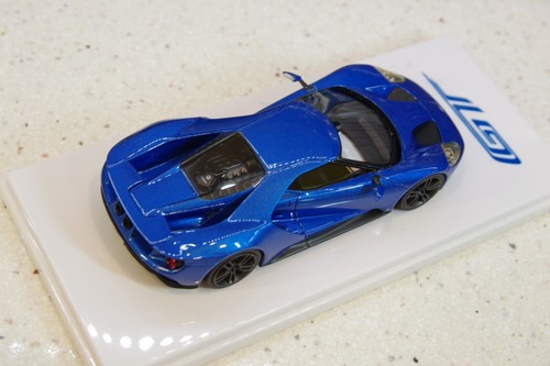 1/43 TrueScale 2015 Ford GT - 2015 Detroit Auto Show Liquid Blue 15OEM50 - Picture 4 of 12