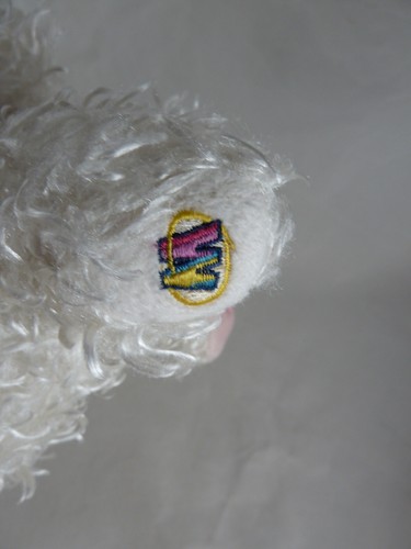 Ganz Webkinz Lil' Kinz Curly White Terrier puppy dog - Picture 5 of 6