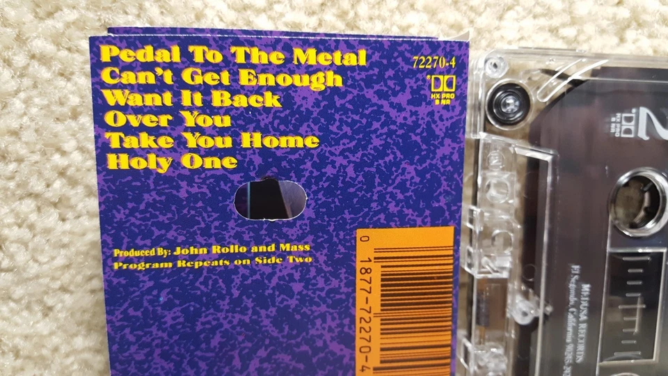 Vintage 1988 Cassette Tape Mass Take You Home Medusa Records Foto 3 de 4