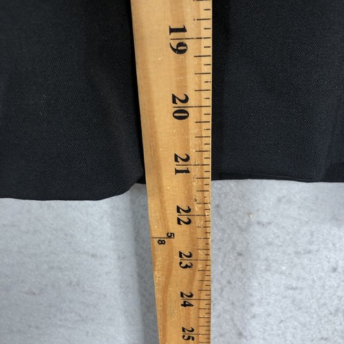 Burberry Skirt Womens 10 Black Wool Pencil Italy Classic Office Old Money Retro - Picture 4 of 12