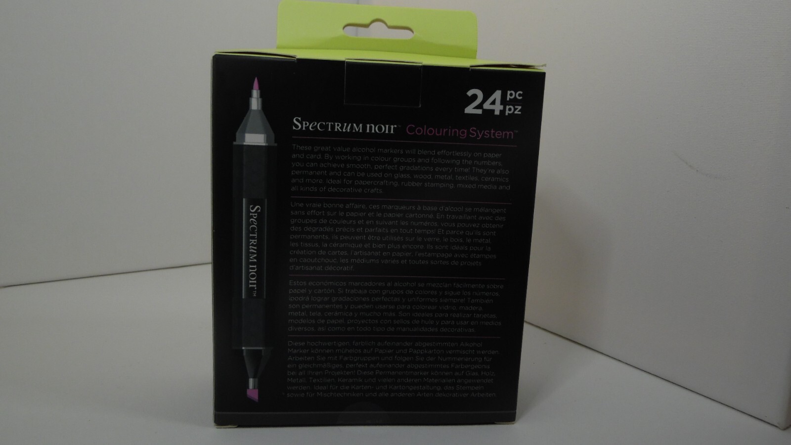 Spectrum Noir LIGHTS 24 Pens Alcohol Markers Blendable Double Ended