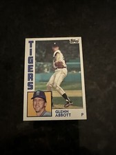 1984 Topps Glenn Abbott Detroit Tigers #356