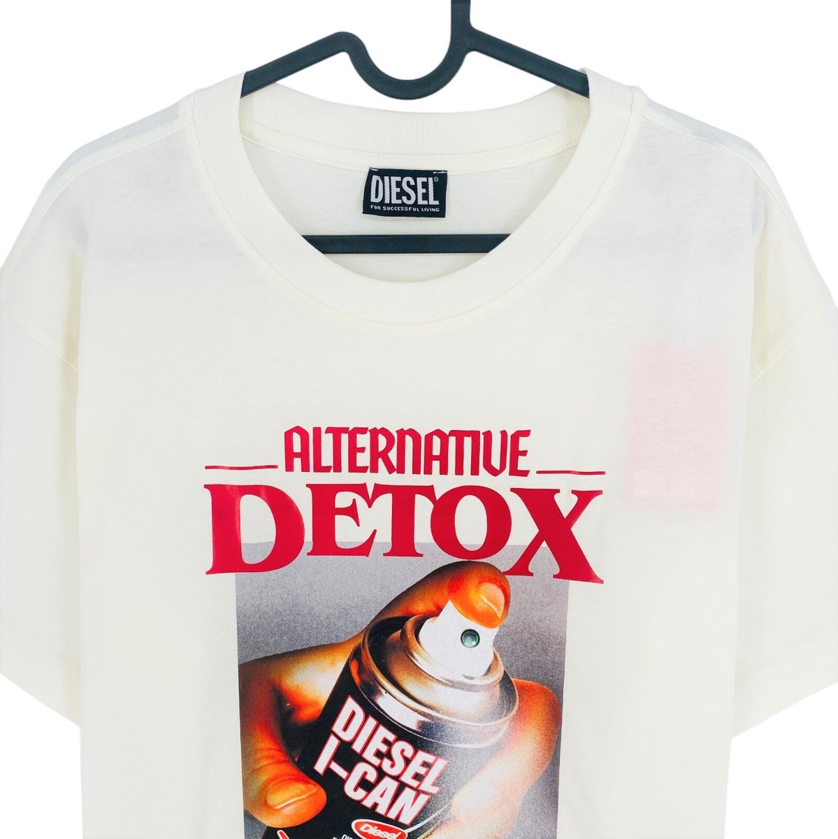 【関税&送料込】Diesel T-Shirt Men's T-shirt with crease-effect print | Multicolor | Diesel