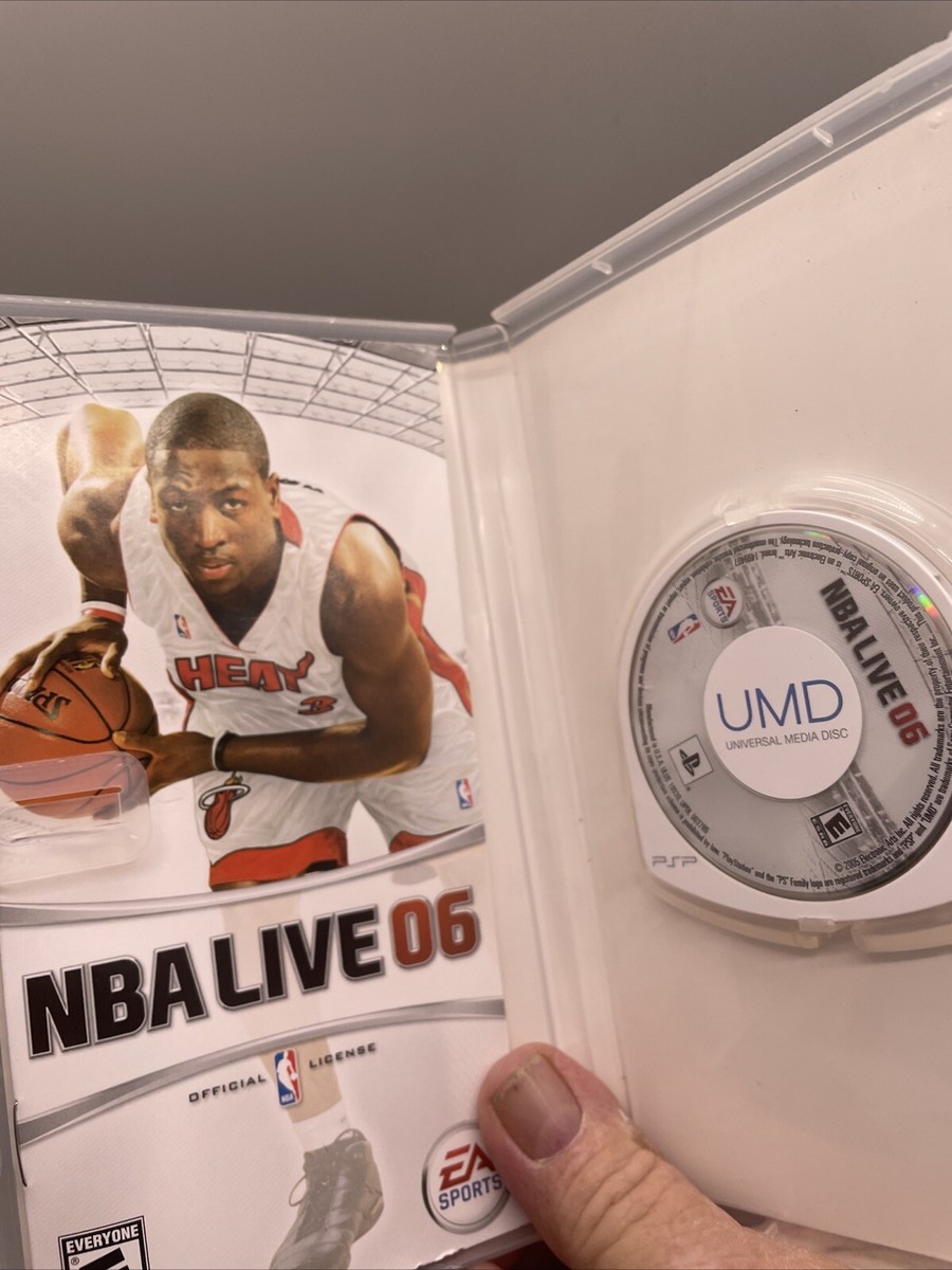 NBA Live 06 UMD Sony PSP MD Complete CIB Dwayne Wade 711719862628