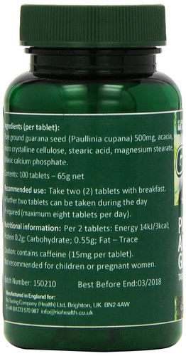 GoGo Guaran? 500mg Tablets 100-8 Pack - Picture 3 of 3
