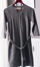 BRUUNS BAZAAR DRESS M SIZE 100%WOOL GRAY
