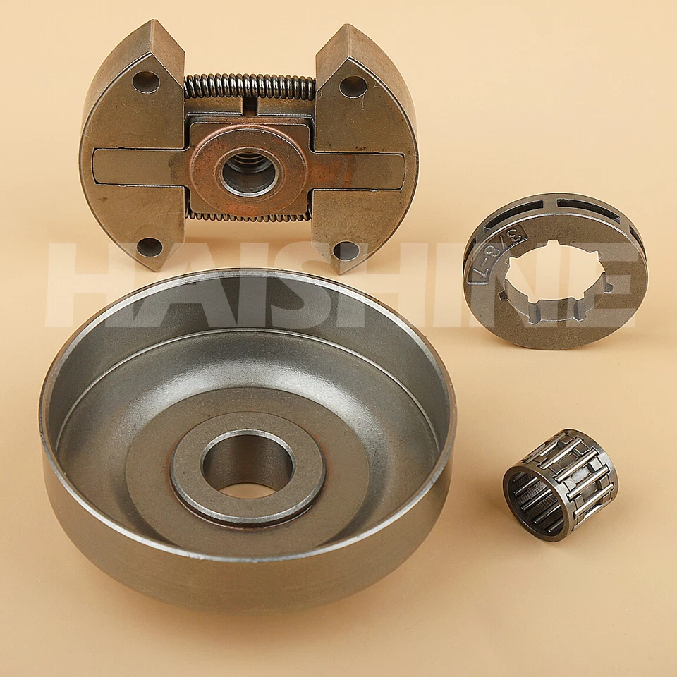 Kit de cojinete de piñón de tambor de embrague de 3/8"-7T para motosierras Husqvarna 55 Rancher 50 Foto 4 de 4