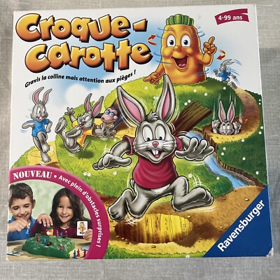 RAVENSBURGER FUNNY BUNNY CROQUE-CAROTTE BOARD GAME - FRENCH - USED | eBay