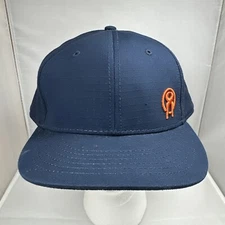 Jesse James Blue Baseball Hat Cap Flannel Lined Men’s S/M Fitted Workwear Warm