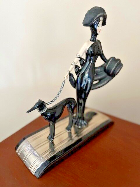 House of Erte Symphony In Black Limited Edition Sculpture