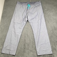 Figs Livingston Basic Scrub Pants Women  s XXL Gray T21003 Scrubs