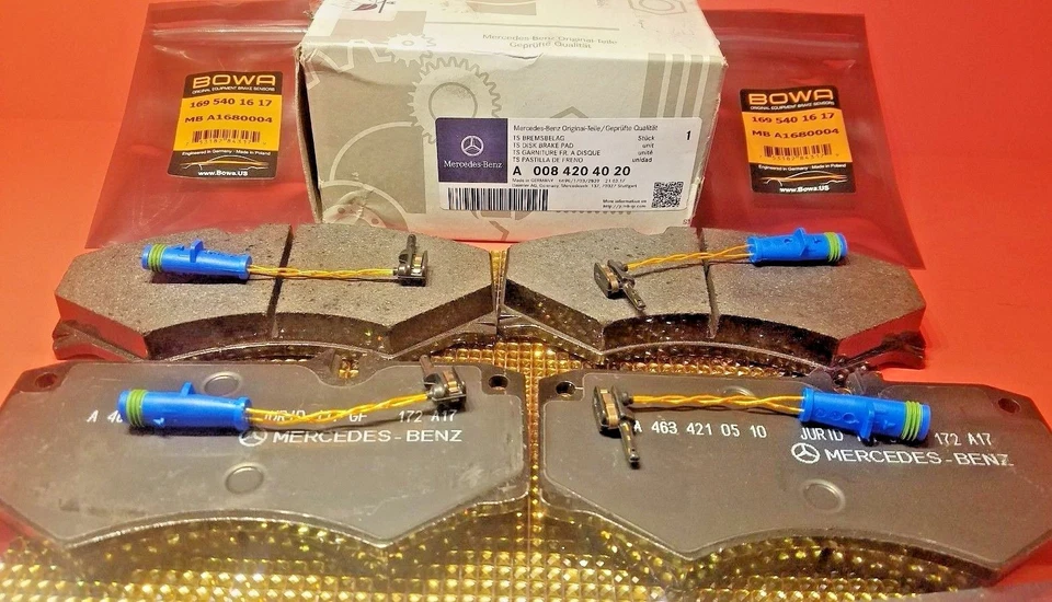 Mercedes W463 G-класса подлинный комплект передних тормозных колодок, колодки G500 G550 G55 G63 AMG новый - Изображение 2 из 4