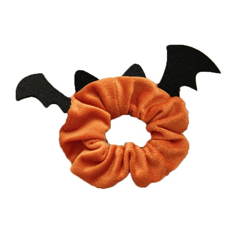 Halloween Funny Hair Scrunchies Velvet Scrunchy Bobbles Elastic Hair Bands DIY - Picture 4 of 25