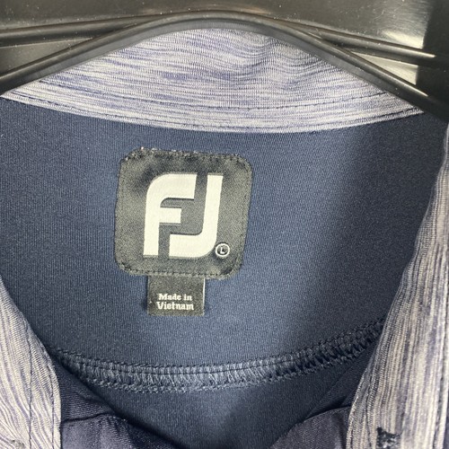 Footjoy Polo Shirt Mens Large Blue Gray Short Sleeve Golf Performance Lot Of 4 - Picture 9 of 19