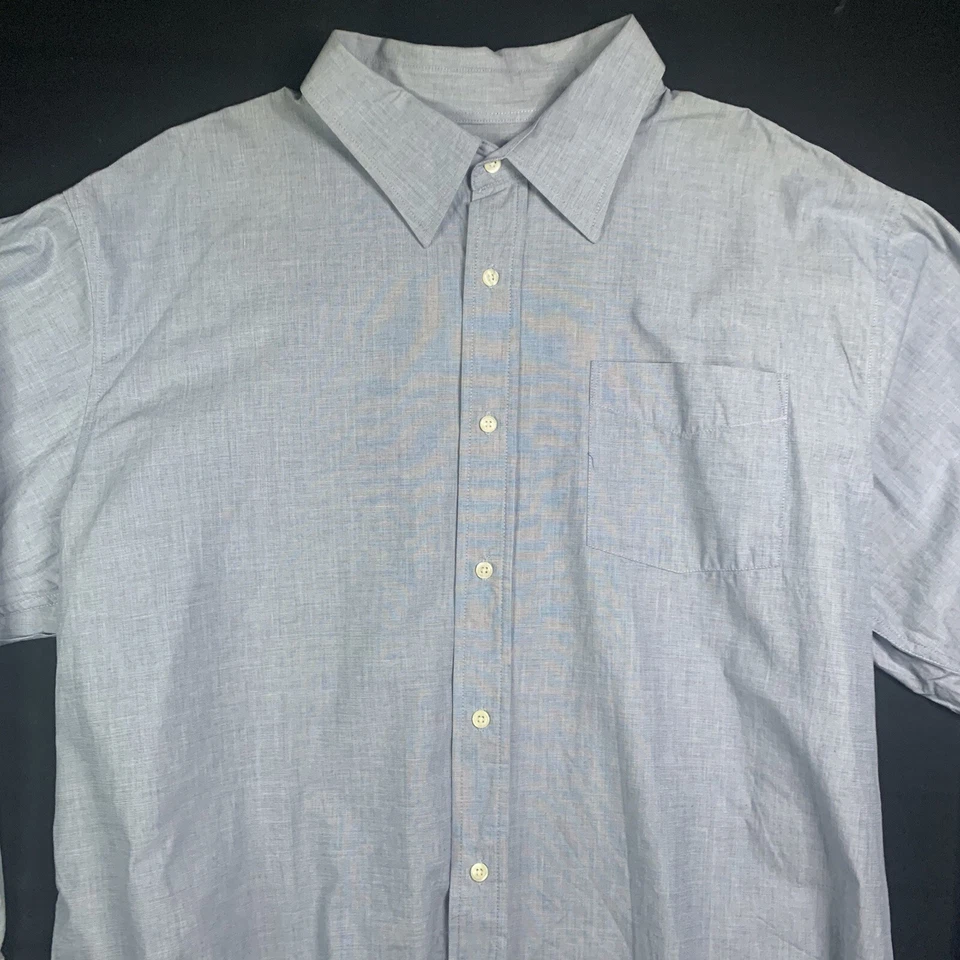 Camisa Knights Bridge azul lavado manga larga abotonada resistente a las arrugas Foto 3 de 4