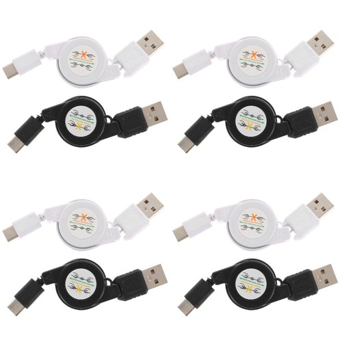 4 Pieces Telescopic Data Cable Retractable Fast Charging Usb Type - 第 11/12 張圖片