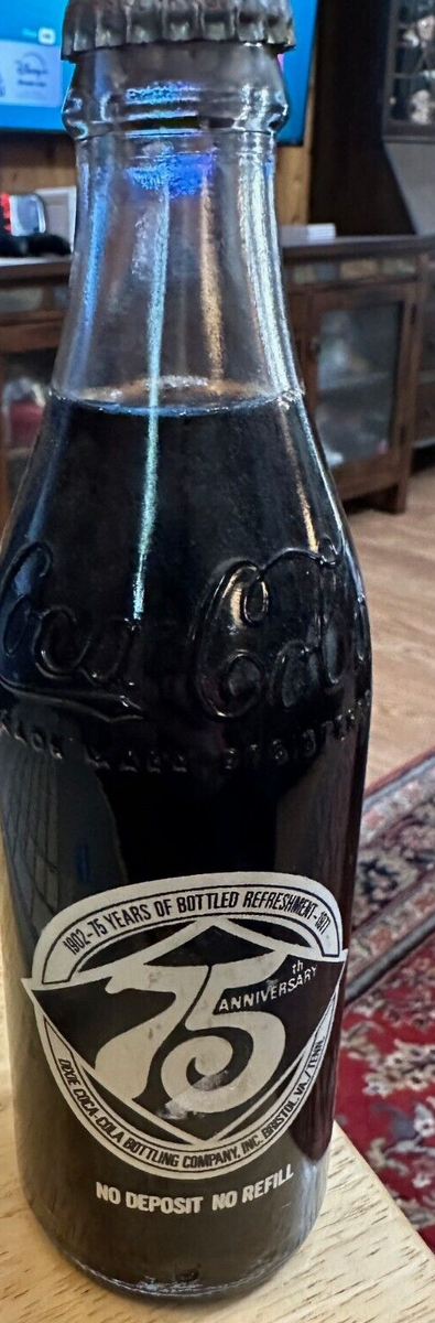 ソフトドリンク Coca-Cola 75th Years Anniversary Bottle VINTAGE 1977 COCA-COLA COKE 75TH ANNIVERSARY BOTTLE UNOPENED RED