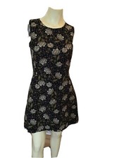 ZARA BASIC FLORAL SLEEVELESS DRESS SIZE- M