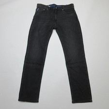 Hugo Mens Ash Jeans W33 L32 Black Faded Wash Denim Designer Trousers