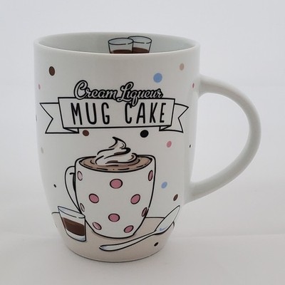 Konitz ''Cream Liqueur Mug Cake'' Recipe Mug 13 oz Porcelain Germany