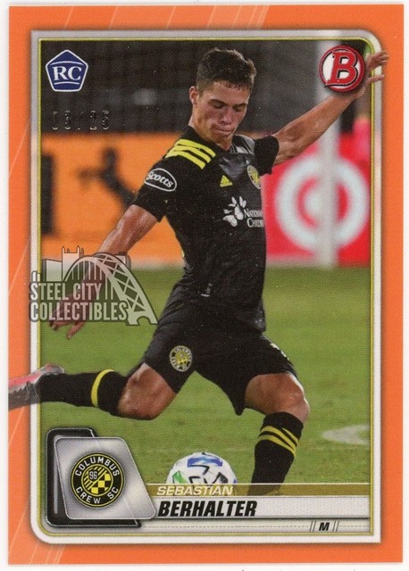 Sebastian Berhalter 2020 Bowman MLS Orange Rookie Card #31 /25