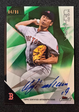 2015 TOPPS FINEST KOJI UEHARA AUTO!! /99 GREEN REFRACTOR!! BEAUTY AUTO! SHARP!