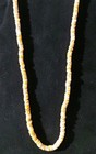 Orange/white spiny oyster shell heishi necklace — photo 2