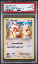 Meowth 053/083 XY Generations Toys R Us Promo Holo