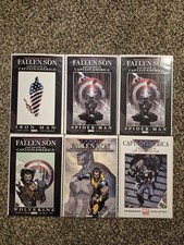 Fallen Son The Death of Captain America #4 2007 + Captain #25 Variant + Extras