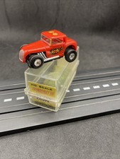 HOT ROD COUPE  1366 AURORA TJET RED HO SLOT CAR W Case  Label 60  s NICE