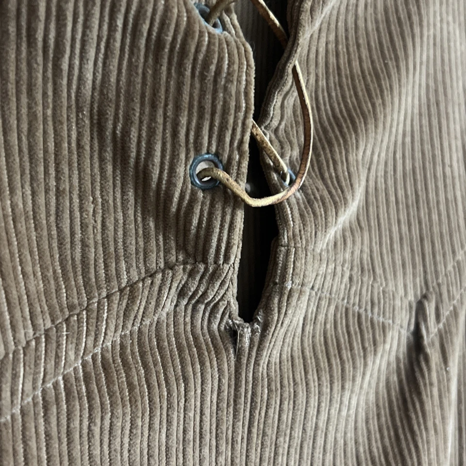 1950s SUPER Vintage McGregor Corduroy Gaucho Western Shirt Pullover M/L 15” WOW! - Image 4 of 4