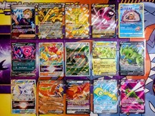 Pokémon TCG: Mixed Binder Lot 15 Card Collection Holos Full Art Promo IR