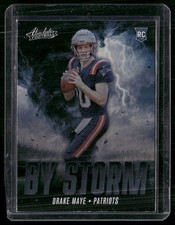 2024 Panini Absolute #BS-DME Drake Maye By Storm