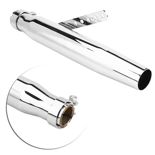 Ι Motorcycle Exhaust Muffler Tailpipe Tail Pipe Tip For Motorcycle GY6 Silver - Picture 9 of 11