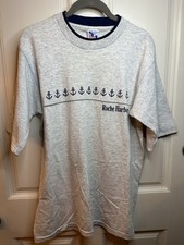 Roche Harbor VTG Tee 100% Cotton Made In USA Single Stitch Size L