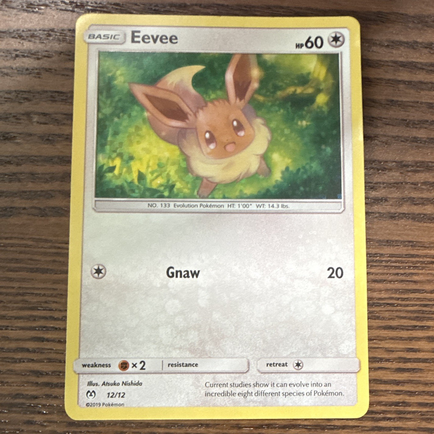 The Pokémon Company Eevee 12/12 McDonald's 2019 Promo Holo English HP 60
