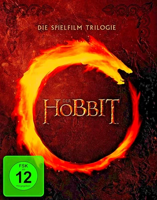 Die Hobbit Trilogie Blu-ray  Deutsch Englisch FSK 12 Ring Bodo Beutlin - Bild 1 von 4